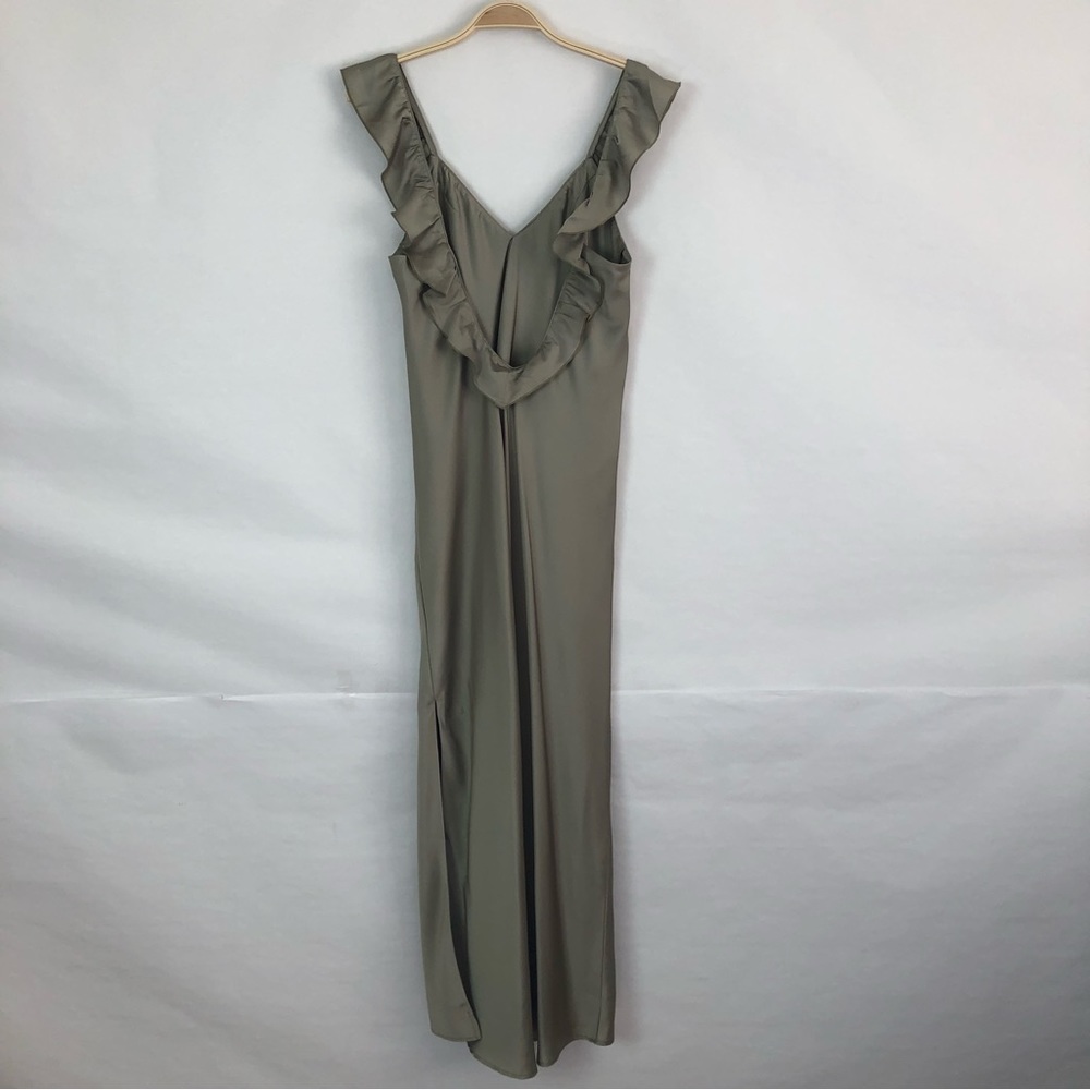 Show Me Your MuMu Olive Green Midi Dress - Picture 4 of 13